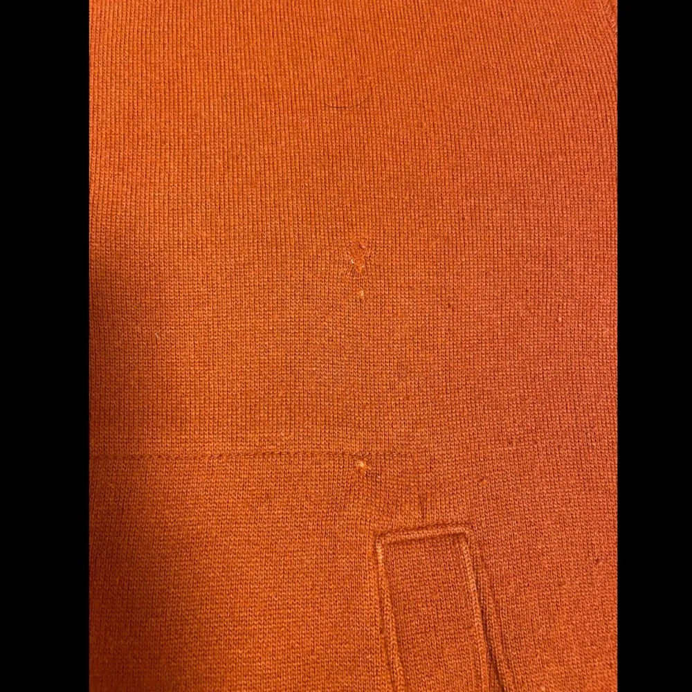 Banana Republic Men’s XL Full Double Zip Cardigan Rust Orange Sweater Jacket